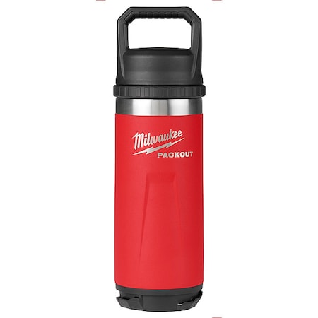 Insulated Bottle,SS,18 oz CAP,Black