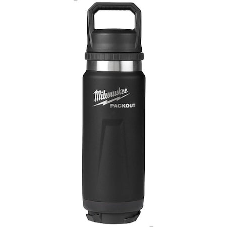 Insulated Bottle,SS,24 oz CAP,Black