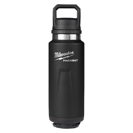 Insulated Bottle,SS,36 oz CAP,Black