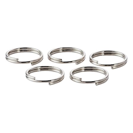 5 Pc. 2 LB. 1 In. Split Ring, PK5