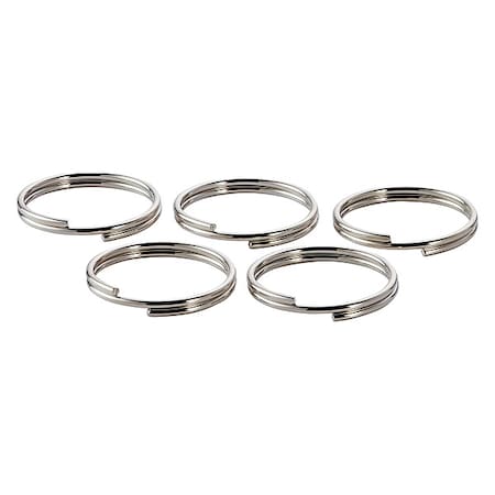 5 Pc. 2 LB. 1-1/2 In. Split Ring, PK5