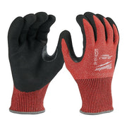 Cut-Resistant Coated Gloves, Cut Level A4 ,Dipped ,Nitrile ,Sandy ,S