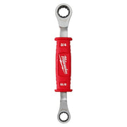 Linemans 2in1 Insulated Ratcheting Box Wrench
