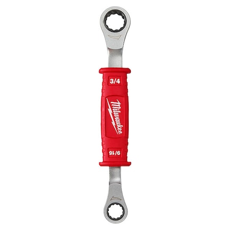 Linemans 2in1 Insulated Ratcheting Box Wrench