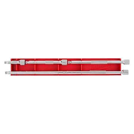 Socket Extension Set 3/8 in Dr, 16 in L, 4 Pieces, Chrome