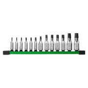 13 pc. 1/4 in. and 3/8 in. Drive TORX Bit Socket Set