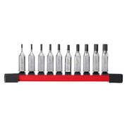 10 pc .1/4 in. Drive SAE Hex Bit Socket Set