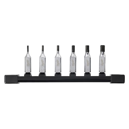 6 pc. 1/4 in. Drive Metric Hex Bit Socket Set