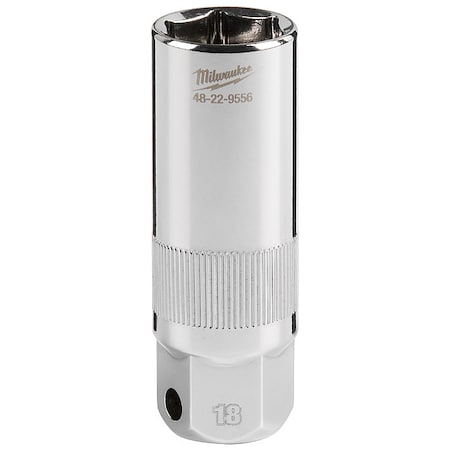 3/8 in Drive, 18mm Metric Socket, 6 Points