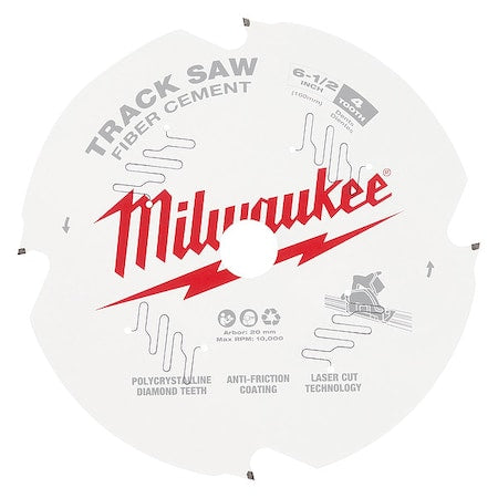 6-1/2 in. 4T Fiber Cement Track Saw Blade