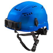BOLT Blue Vented Safety Helmet with IMPACT ARMOR Liner - Type 2, Class C