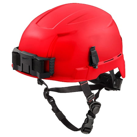 BOLT Red Safety Helmet with IMPACT ARMOR Liner - Type 2, Class E