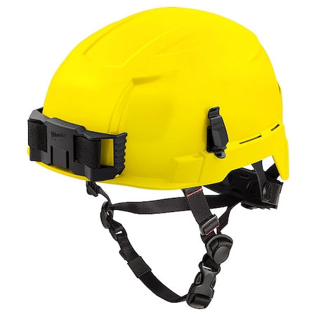 BOLT Yellow Safety Helmet with IMPACT ARMOR Liner - Type 2, Class E