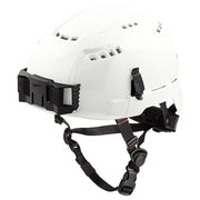 BOLT White Vented Safety Helmet with IMPACT ARMOR Liner - Type 2, Class C