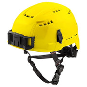 BOLT Yellow Vented Safety Helmet with IMPACT ARMOR Liner - Type 2, Class C