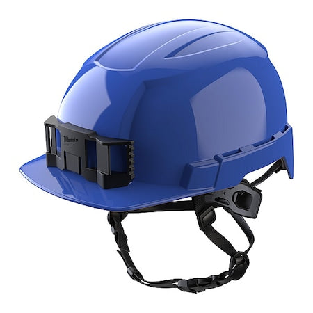 BOLT Blue Front Brim Safety Helmet with IMPACT ARMOR Liner - Type 2, Class E