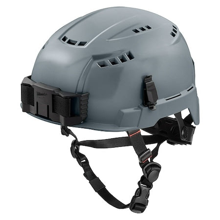 BOLT Gray Vented Helmet with BOLT - Class C