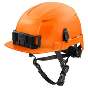 BOLT Orange Front Brim Safety Helmet with IMPACT ARMOR Liner - Type 2, Class E