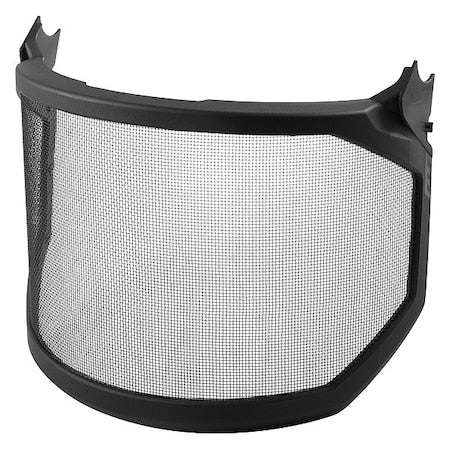 BOLT 10PK Mesh Shield Replacement (Helmet & Hard Hat Mount), Gray Visor, Stainless Steel