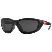 Polarized Performance Safety Glasses w/Gasket, Black Lens, Anti-Fog & Anti-Scratch Lens