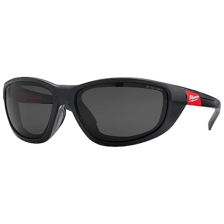 Polarized Performance Safety Glasses w/Gasket, Black Lens, Anti-Fog & Anti-Scratch Lens (Polybag)