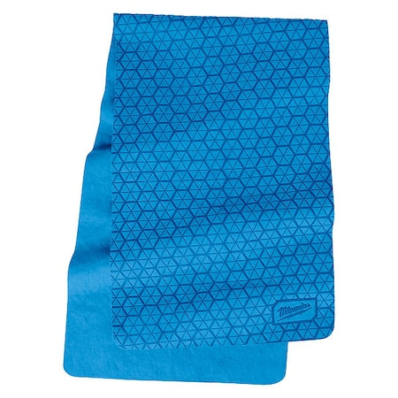 Cooling Towel,Wet,33" L,8-1/4" W,Blue