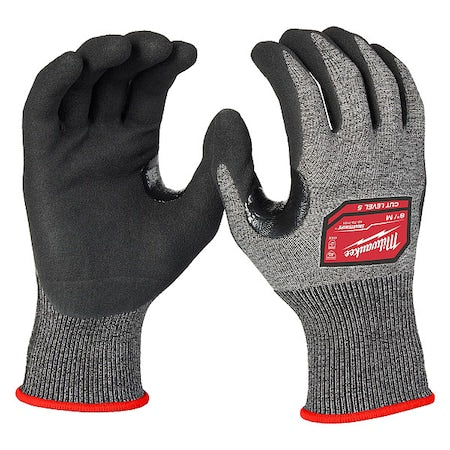 Cut-Resistant Dipped Gloves, Cut Level A5 ,Nitrile ,Rough ,Medium 1 PR