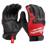 Wrecking Work Gloves, Synthetic Leather Double Padded Palm, TPR Knuckle Protection, Smartswipe, 2XL
