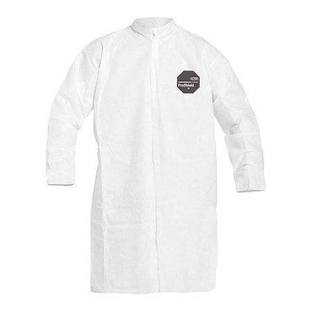 ProShield 10 Disposable Lab Coat, ProShield(R), Snaps Closure, White, 3XL, 30 PK