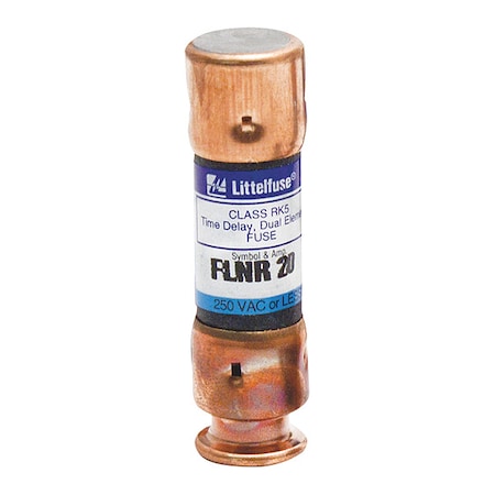 UL Class Fuse, RK5 Class, Time-Delay, 60A, 250V AC, Non-Indicating