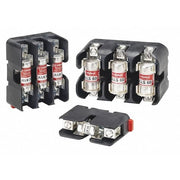 Open Fuse Block, T UL Class, 600V AC/DC Volt Rating, 3 Poles, Box Lug