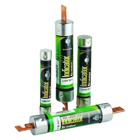 UL Class Fuse, RK1 Class, Time-Delay, 225A, 600V AC, Non-Indicating