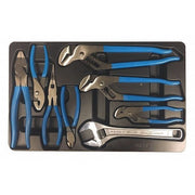8 Piece Plier Set Dipped Handle