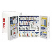 First Aid Kit and Housing, Plastic Cabinet, 251 Components, 100 People Served