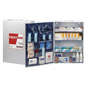 First Aid Kit and Housing, Metal Cabinet, 563 Components, 150 People Served