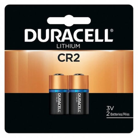 Duracell CR2 Lithium Photo Battery - 3V DC, PK2