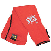 Cut-Resistant Sleeve: ANSI/ISEA Cut Level A5, Bicep Gusset, Thumbhole, Orange, 18 in Length