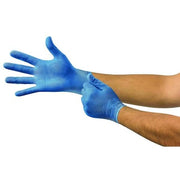 V29, Disposable Gloves, 2.00 to 2.99 mil Palm, Vinyl, Powder-Free, XL (10), 100 PK, Blue