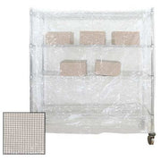 Cart Cover,Clear,24 in.x,62 in.,Vinyl
