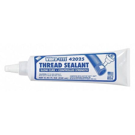 Thread Sealant, White, Liquid, 250 mL Tube