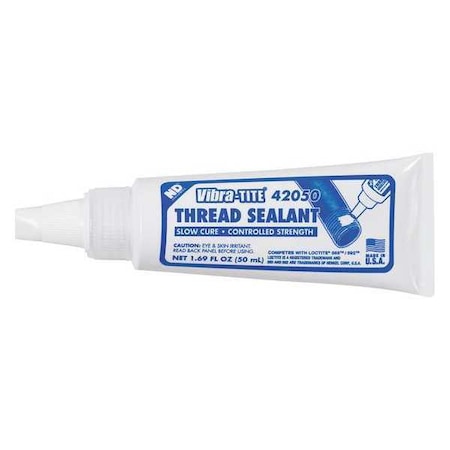 Thread Sealant, White, Liquid, 1.7 fl oz, Tube