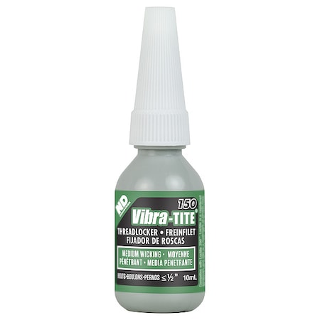 Wicking Threadlocker, 150, Green, Medium Strength, Liquid, 10 mL Bottle
