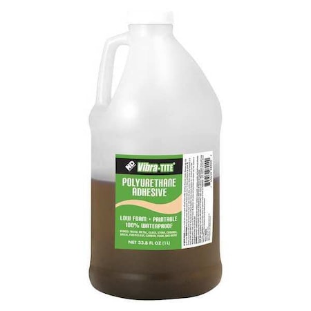 Construction Adhesive, 989 Series, Light Brown, 16 oz, Bottle