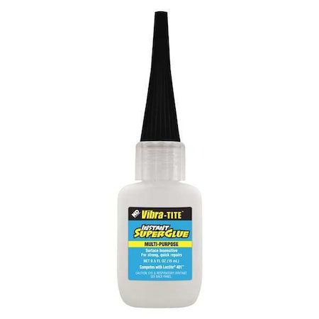 Instant Adhesive, 301 Series, Clear, 0.7 oz, Bottle
