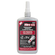 Threadlocker, VIBRA-TITE 137, Red, High Strength, Liquid, 250 mL Bottle