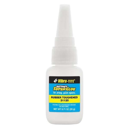 Instant Adhesive, 311 Series, Clear, 0.7 oz, Bottle