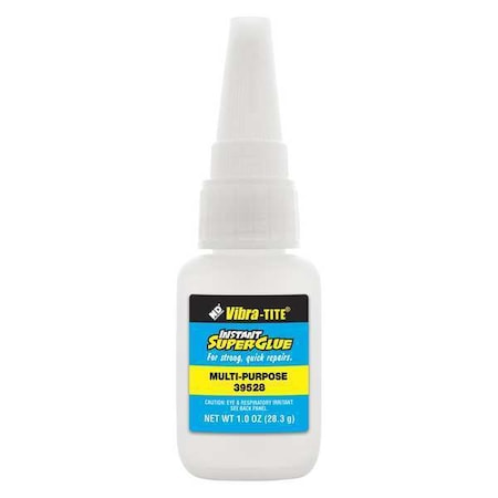 Instant Adhesive, 395 Series, Clear, 1 fl oz, Bottle