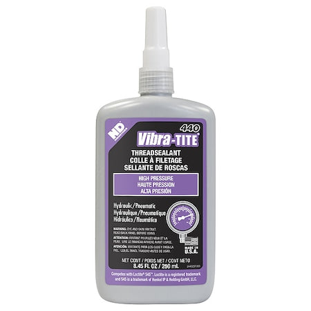 Pipe Thread Sealant, 440, Purple, Liquid, 8.5 fl oz, Bottle