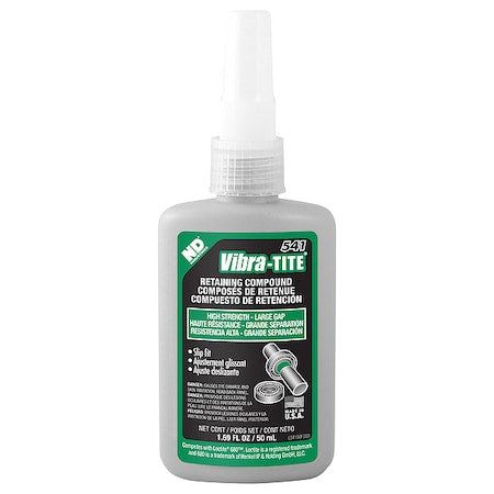 Retaining Compound, 541 Series, Green, Liquid, 50ml, Bottle