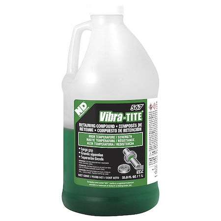Retaining Compound, 567 Series, Green, Liquid, 1L, Jug